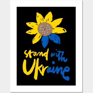 Stand With Ukraine Posters and Art